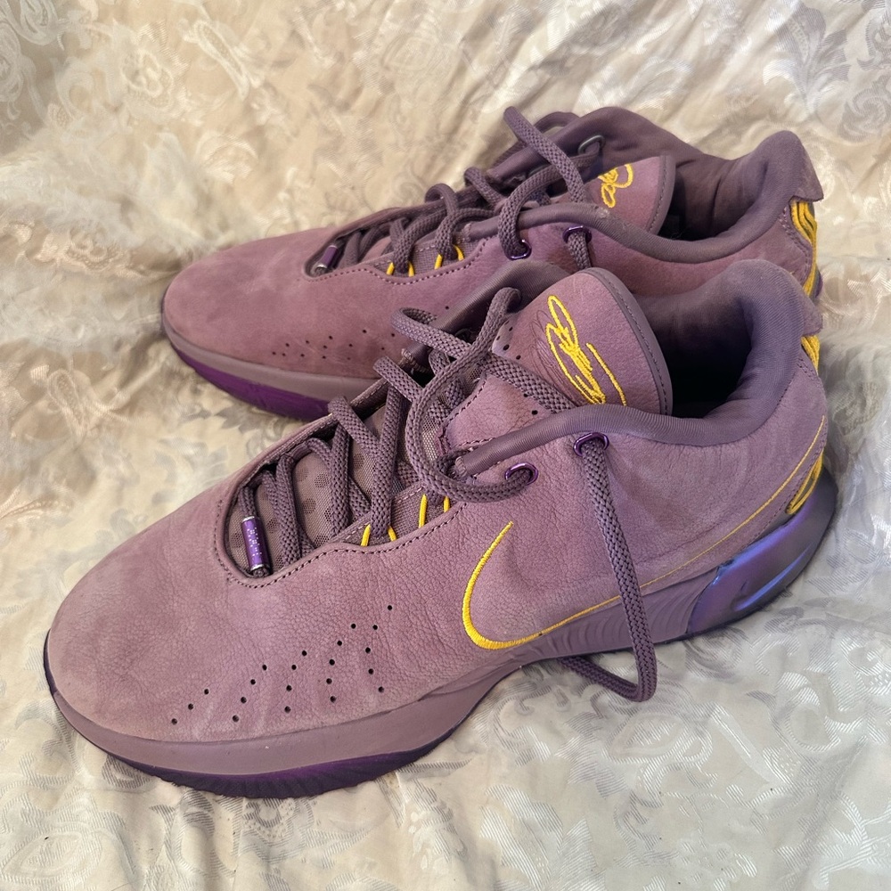 Nike Purple and Yellow Athletic Shoes